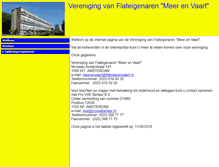 Tablet Screenshot of flatmeerenvaart.nl